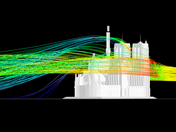 Cattedrale di Notre-Dame con rendering Streamline