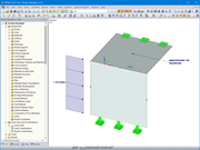 Esempio 4 Sezione verticale passante per soffitto