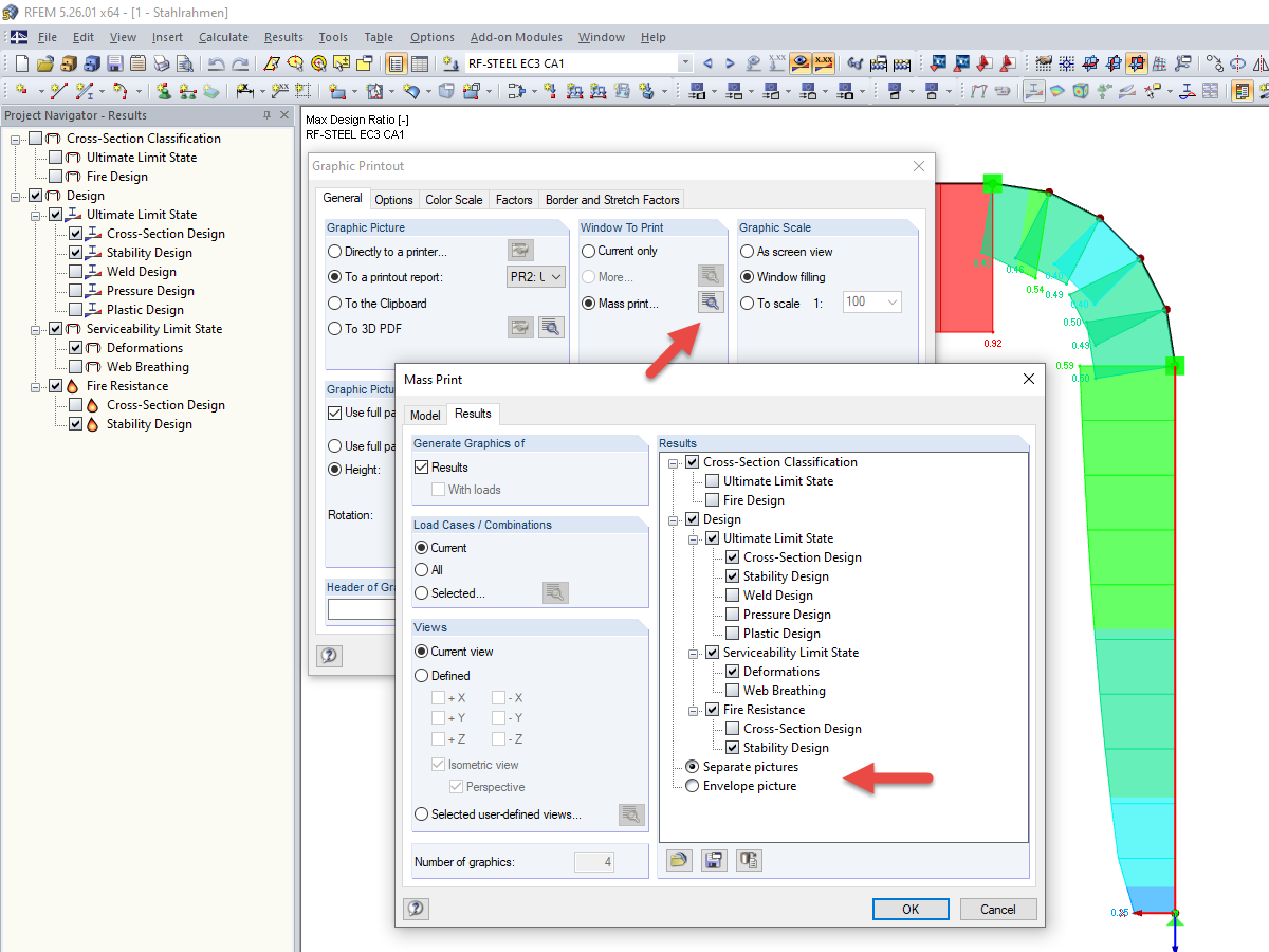 Opzioni di stampa in serie