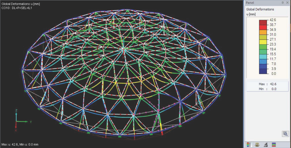 Cupole sospese: Progettazione e valutazione del collasso progressivo