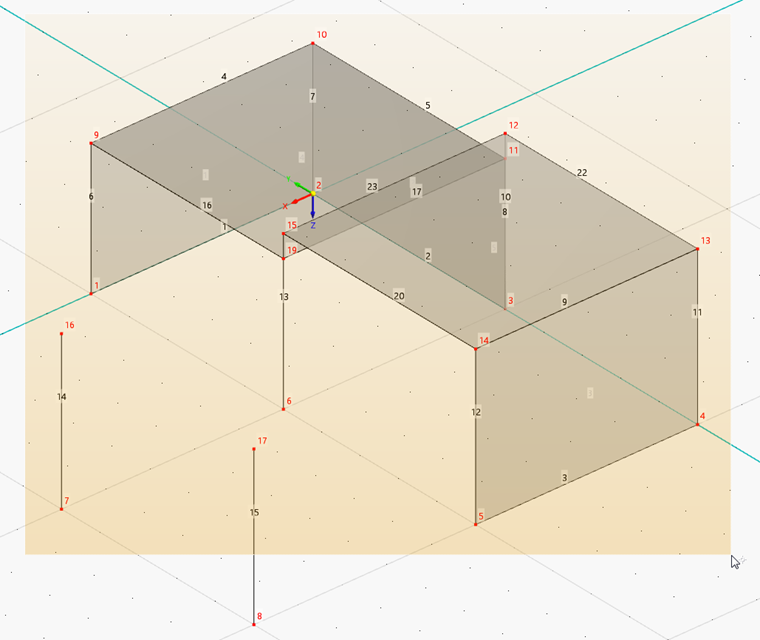 Divisione delle linee tramite finestra di disegno su di esse