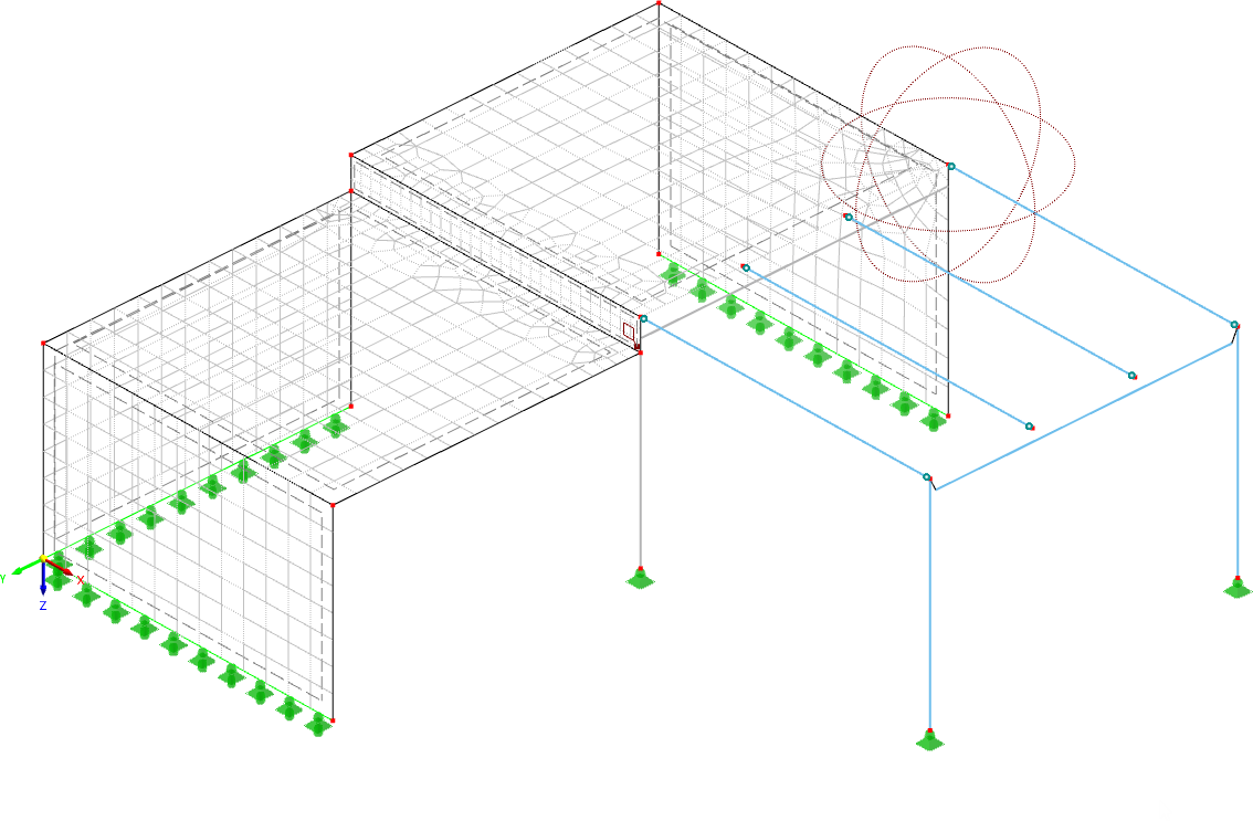 Mesh agli elementi finti con infittimenti
