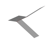 Scala dritta con 2 rampe e 1 pianerottolo