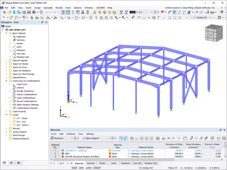 FAQ 005103 | L'interfaccia di RFEM 6 assomiglia a RFEM 5?