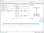 Finestra di dialogo per la modifica dell'asta con enfasi sulle impostazioni di inflessione