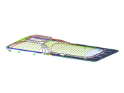 Modello 3D del lucernario