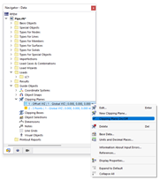 Attivazione e disattivazione del piano di ritaglio tramite il menu di scelta rapida