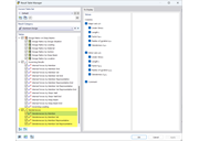 Gestore tabelle risultati per la verifica alluminio, snellezza