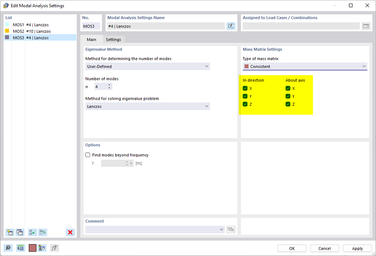 Determina l'efficacia delle masse