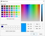 Regolazione del colore