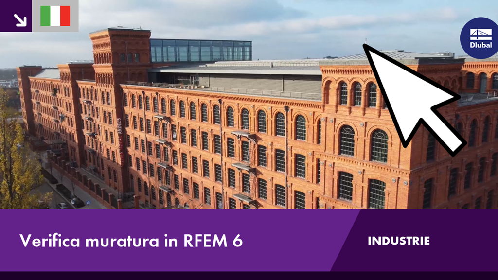 Analisi del modello in muratura in RFEM 6 con simulazione dei carichi e risultati di verifica