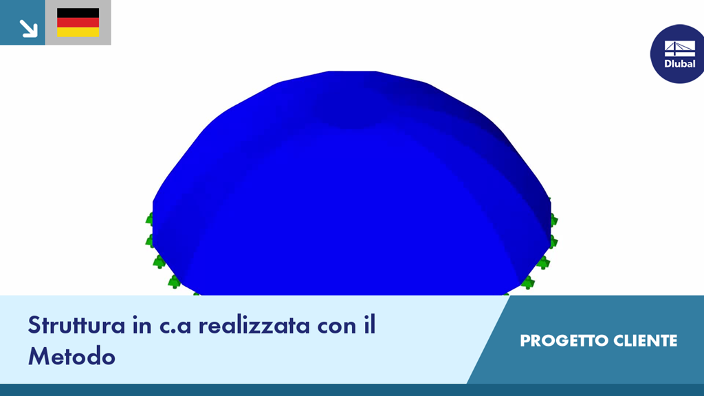Produzione di una cupola di cemento con il metodo del cuneo pneumatico a Vienna, Austria