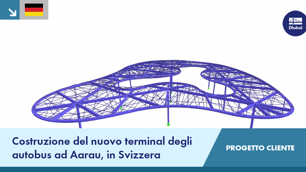 Nuova stazione degli autobus di Aarau, Svizzera, come progetto cliente