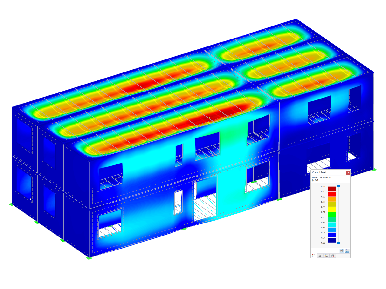 Costruzione di container | Deformazione del soffitto