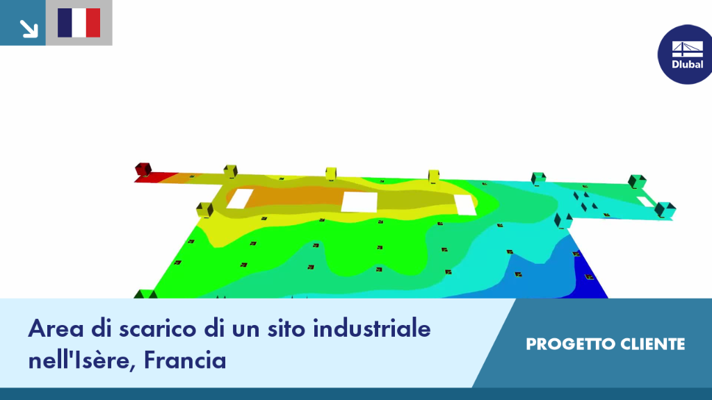 Impianto industriale a Lesterre con ampia area di scarico e camion
