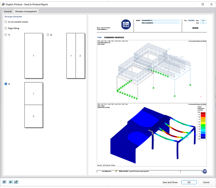 Definizione della disposizione delle finestre