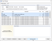 Gestore progetti, Calcolo batch