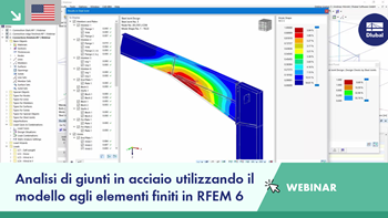 Analisi di collegamenti per strutture in acciaio utilizzando il modello agli elementi finiti in RFEM 6