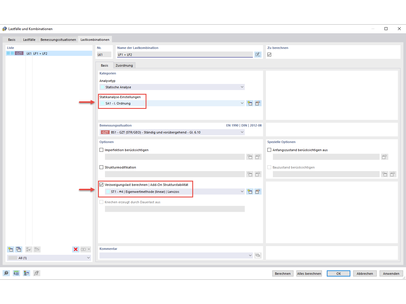 Approccio per determinare la forma di instabilità come base per l'imperfezione da applicare
