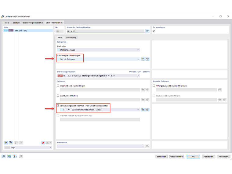 Approccio per determinare la forma di instabilità come base per l'imperfezione da applicare