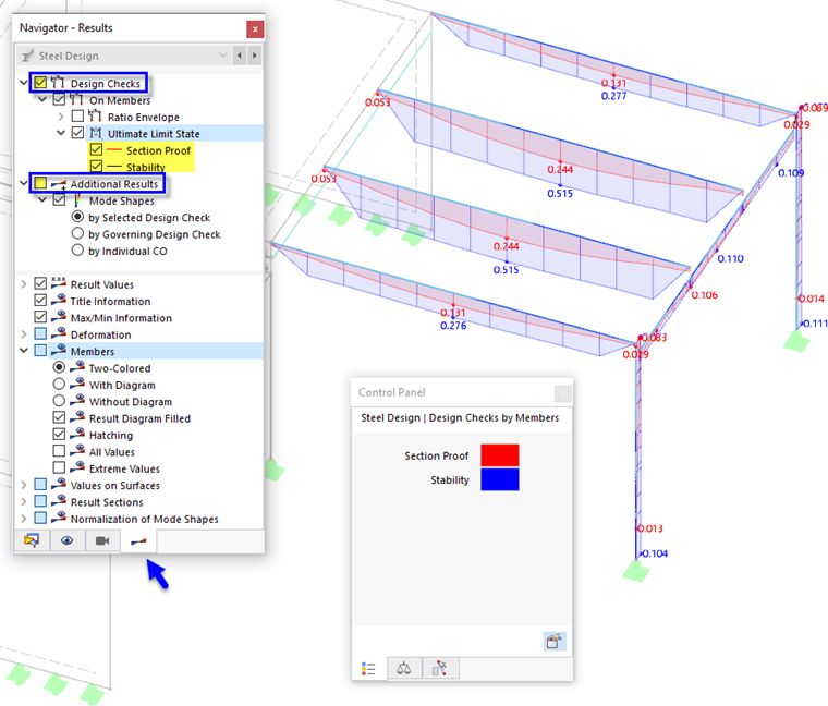 Visualizzazione risultati SLU
