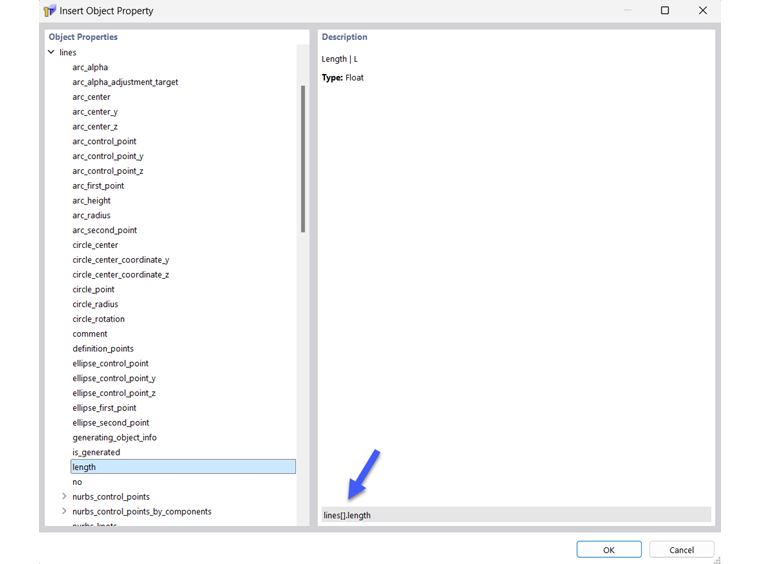 Usa riferimento da proprietà oggetto