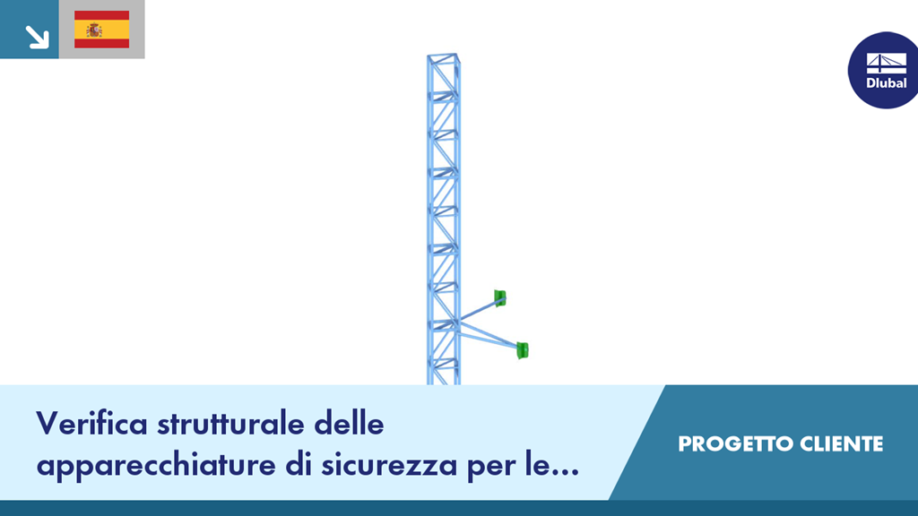 Analisi strutturale delle attrezzature di sicurezza utilizzate nei cantieri edili, presentata in un modello informatico.