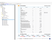 Anteprima di stampa nella relazione di calcolo
