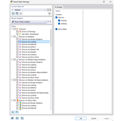 Gestore delle tabelle dei risultati per il calcolo tensioni-deformazioni