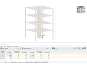 Tabella dei risultati ' Spostamenti dei solai '