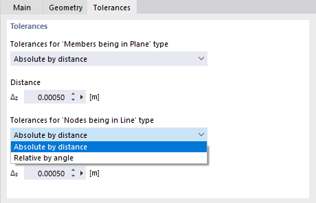 Definisci le tolleranze per piani e linee