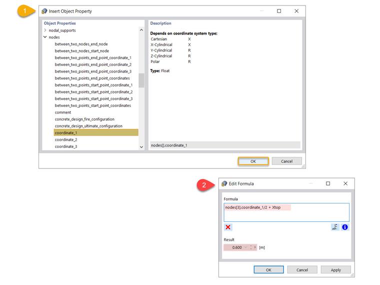 Elenco delle proprietà dell'oggetto
