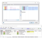 Selezione delle combinazioni di carico per la verifica
