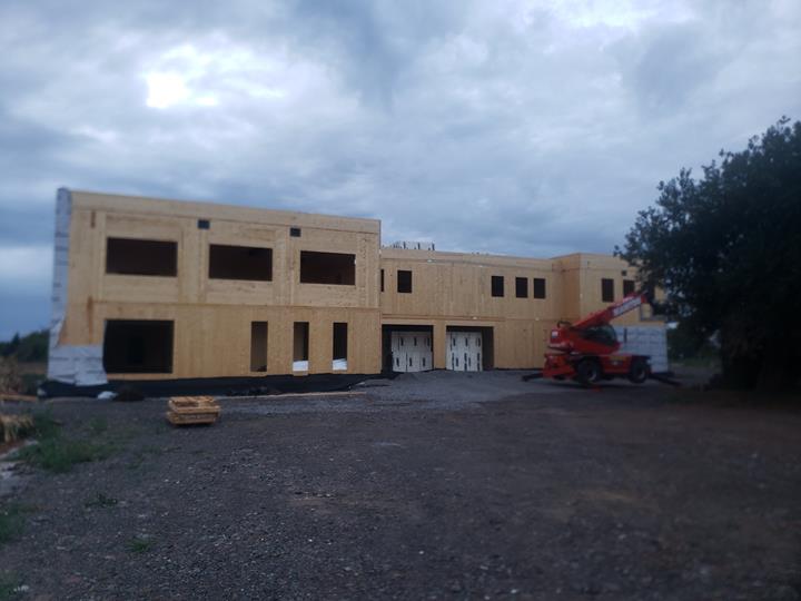 Vista dell'edificio in costruzione (© D-Bois)