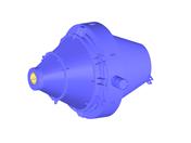 Modello 3D del convertitore in RFEM (© ATI COM)
