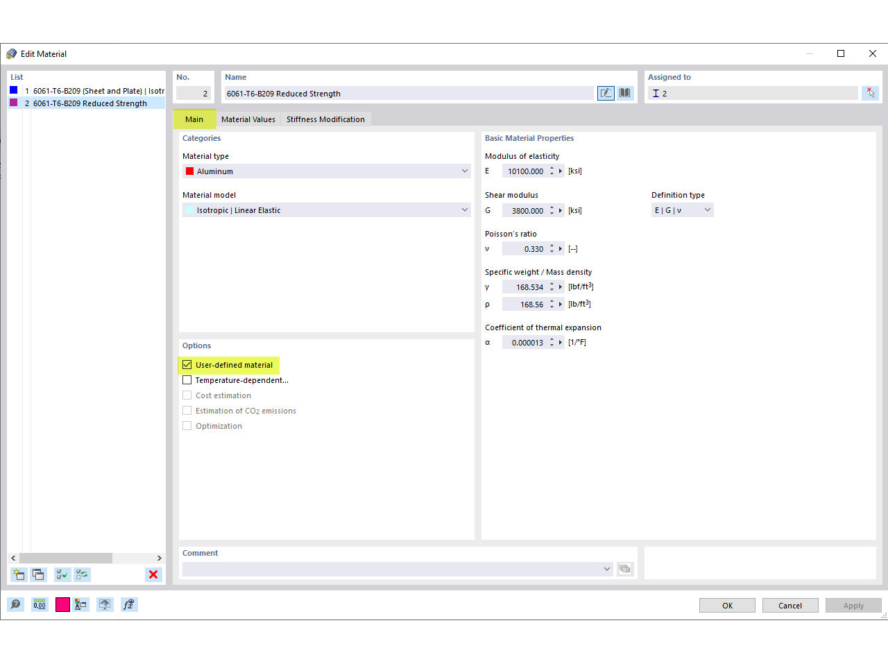 FAQ 005301 | Come si considera la resistenza di una zona interessata dalla saldatura per l'alluminio?