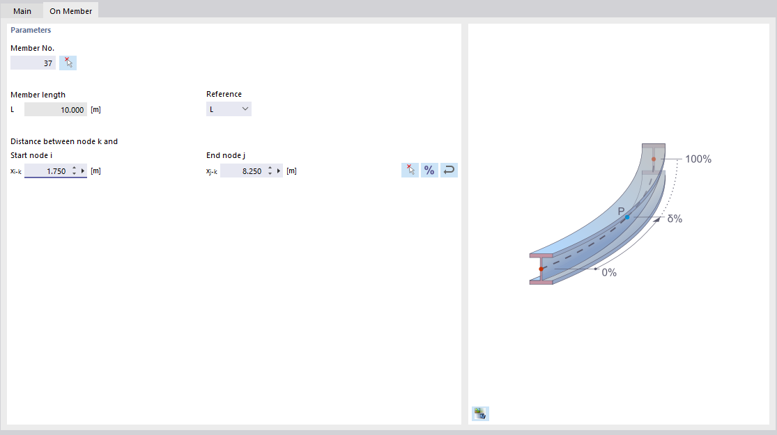 Definisci nodo sull'asta