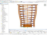 Sezione verticale attraverso la torre utilizzando un piano di taglio (© WIEHAG)