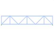 ID Modello 436 | FT007 | Trave reticolare con corrente parallele
