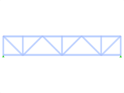 ID modello 439 | FT011 | Trave reticolare con corrente parallele