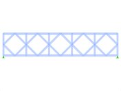 Model ID 457 | FT026 | Trave reticolare con corrente parallele