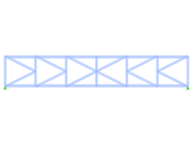 ID Modello 466 | FT030-b | Trave reticolare con corrente parallele