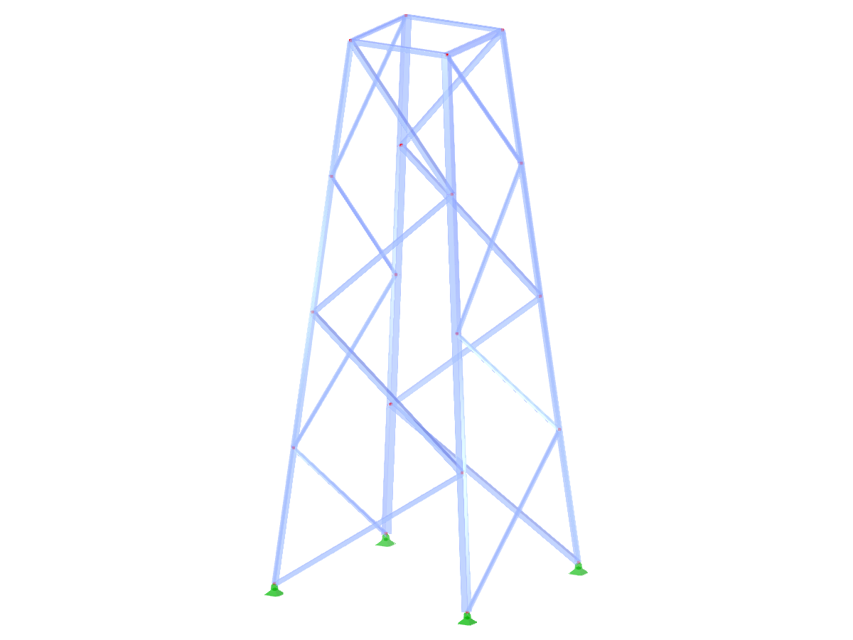 ID Modello 2090 | TSR012-b | Torre a reticolo