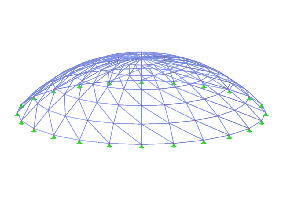 ID modello 3622 | TSC006-a | Sistema di travi reticolari per piani sferici