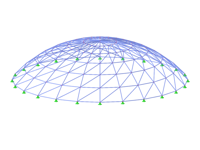 ID modello 3624 | TSC006-b | Sistema di travi reticolari per piani sferici
