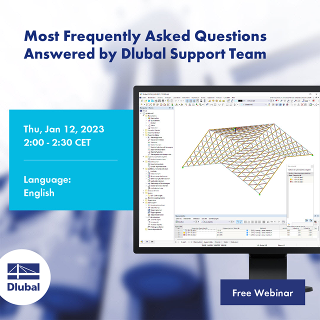 Domande frequenti e le risposte del team di assistenza tecnica di Dlubal Software