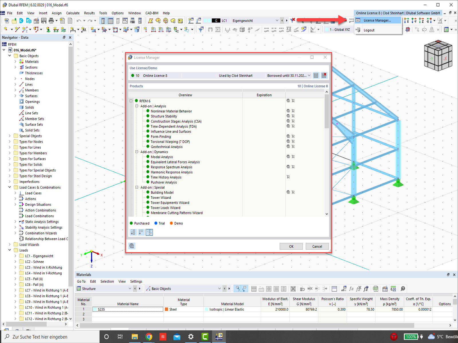 FAQ 005334 | Dove posso cambiare la mia licenza?