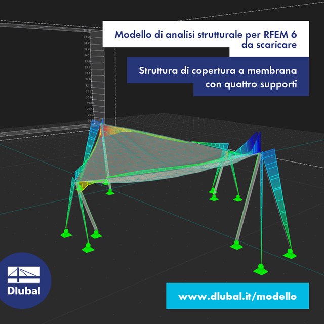 Modello di analisi strutturale per RFEM 6 da scaricare