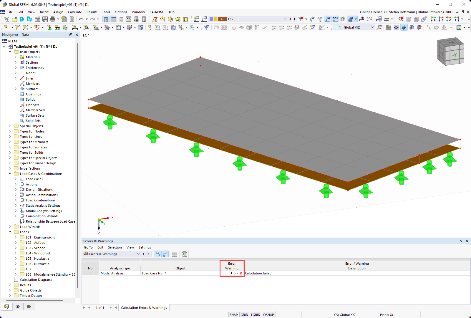 FAQ 005341 | Ottengo l'errore 1327: Calcolo non riuscito. Cosa posso fare?