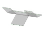 Modello 003905 | STC009 | Scala a tre rampe con rampe divise
